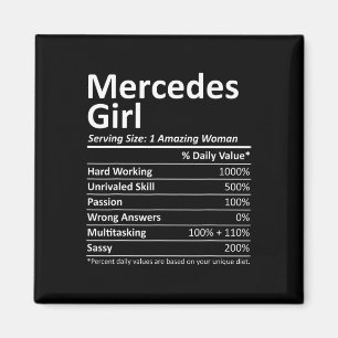 Íman Mercedes Girl Tx Texas Funny City Home Roots Usa G