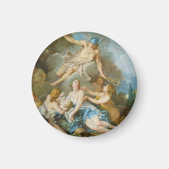 Íman Mercúrio confiando a criança Baccus às Ninfas (Frente)