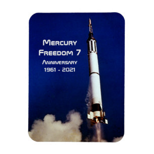 Íman Mercury Freedom 7 - 60º aniversário