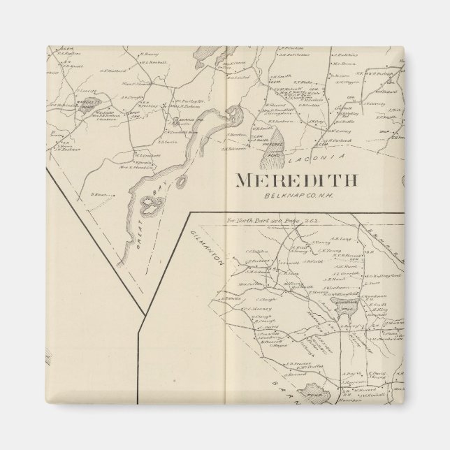 Íman Meredith, aldeia Meredith (Frente)