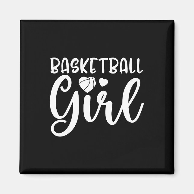 Íman Mergulhadora Garota de Basquete (Frente)