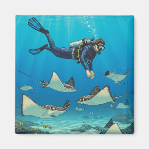 Íman Mergulho com Stingrays
