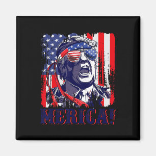 Íman Merica 4 de julho Bandeira Americana Murica merica