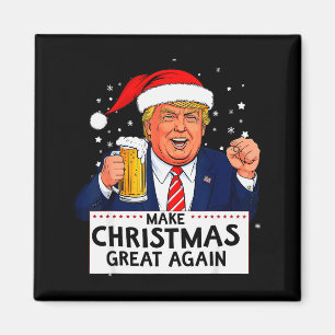Íman Merica Trump Faça o Natal Grande Novamente, Bandei