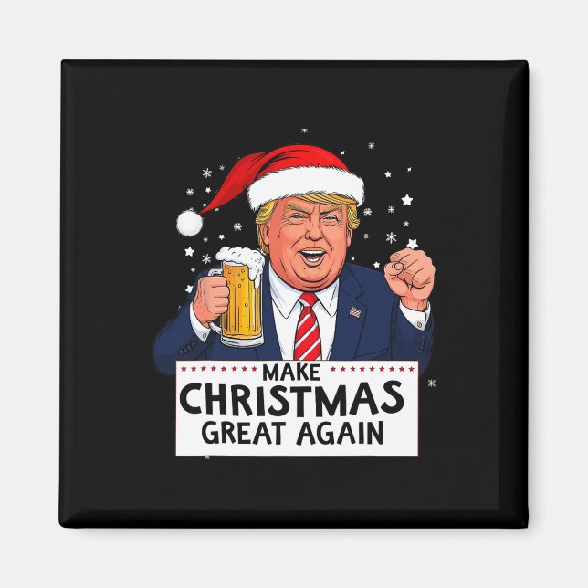 Íman Merica Trump Torna Excelente de Natal novamente (Frente)