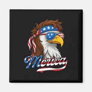 Íman Merica Usa American Flag Bald Eagle 4 De Julho Pa