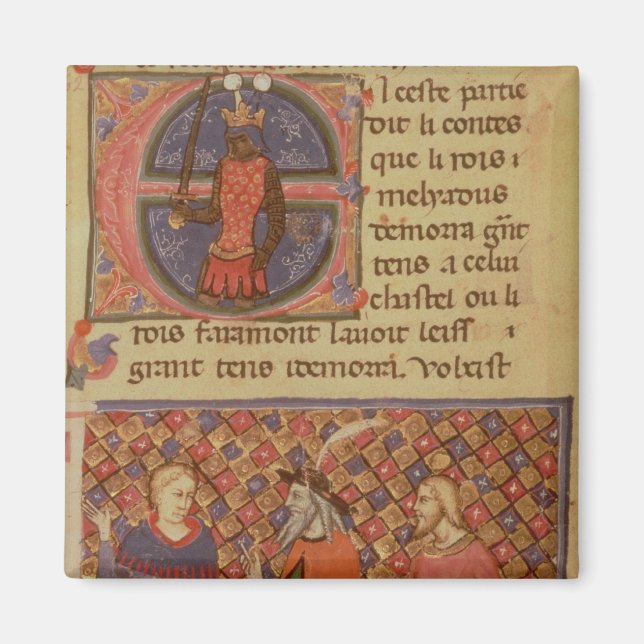 Íman Merlin tutoring Arthur (Frente)