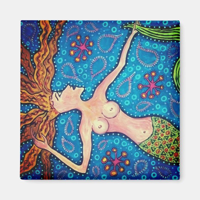 Íman mermaid Magnet (Frente)