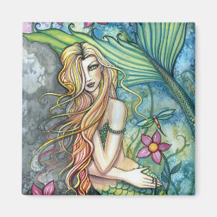 Íman Mermaid Magnet por Molly Harrison