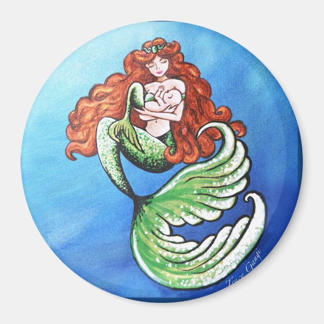 Íman Mermaid Mama Magnet (Frente)