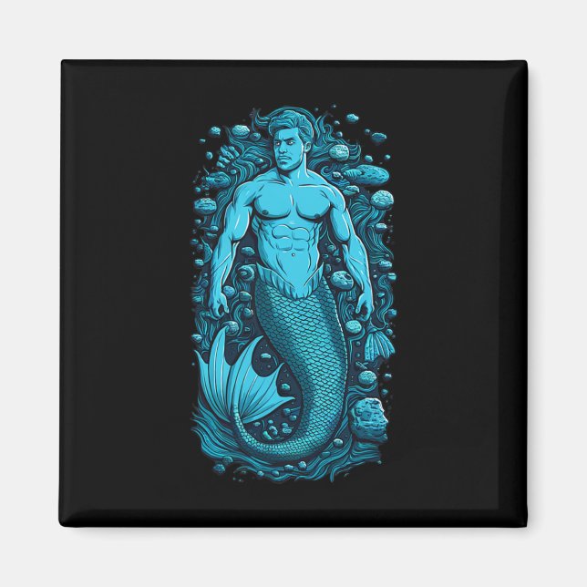 Íman Merman Gay Cruise Para Homens Praias Barcos E Irmã (Frente)