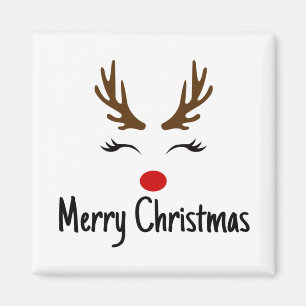 Íman Merry Christmas Reindeer