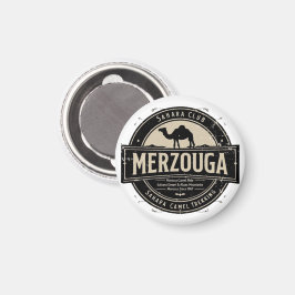 Íman Merzouga Sahara Passeio de Camelo Emblema Vintage 