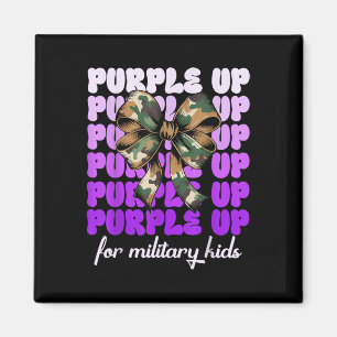 Íman Mês Da Garota Militar Roxo Para Mil