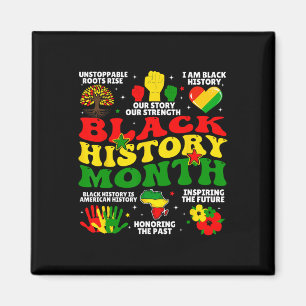 Íman Mês da História Afro-Americana Homens Orgulhosos M