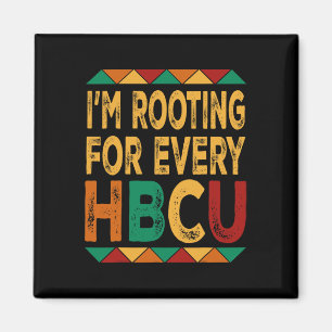 Íman Mês da História Negra da Hbcu Estou Torcendo por C