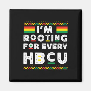 Íman Mês da História Negra da Hbcu Eu Estou Torcendo Po