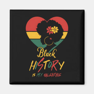 Íman Mês da História Negra é Meu Dia dos Namorados Mulh