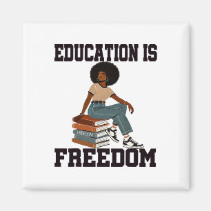 Íman Mês da História Negra Educação É Liberdade Profess