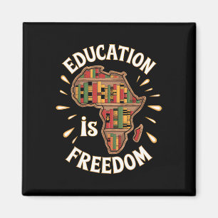 Íman Mês da História Negra Educação Liberdade Afro-Amer