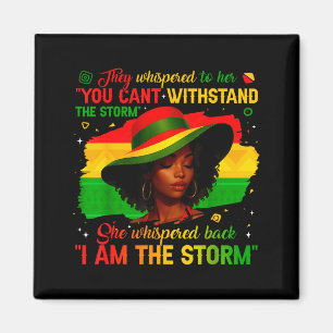 Íman Mês da História Negra Eu Sou a Tempestade Afro Afr
