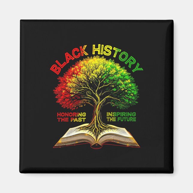 Íman Mês da História Negra Inspirando O Futuro Africano (Frente)