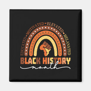 Íman Mês da História Negra Melanina Educada Motivada Ra