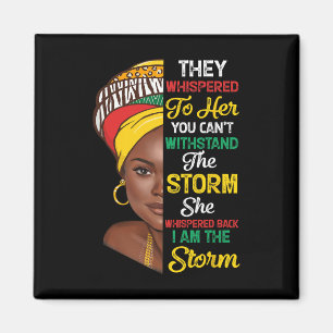 Íman Mês da História Negra Mulher Africana Afro Eu Sou