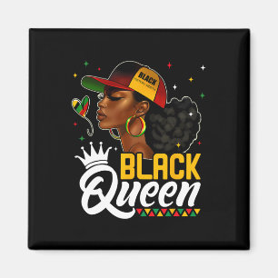 Íman Mês da História Negra Rainha Negra De Chapéu Melan