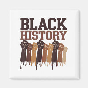 Íman Mês da História Negra Símbolo das Mãos Motivação A