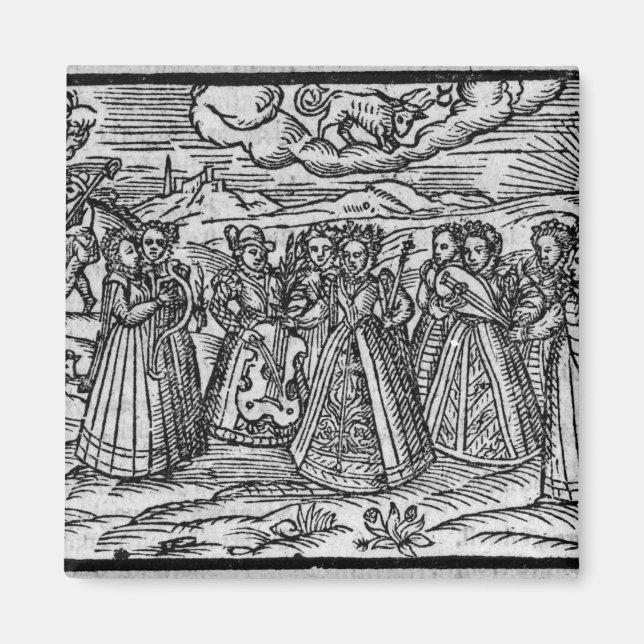 Íman Mês de abril, de "ShepHeardes Calender" (Frente)