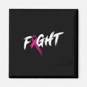 Íman Mês de consciência do câncer de mama Fight Vintage