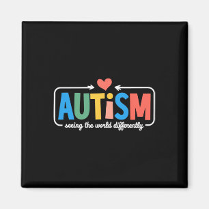 Íman Mês de Conscientização do Autismo Apoia Ver o Mund