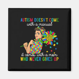Íman Mês de Conscientização do Autismo Familiar Não Vem