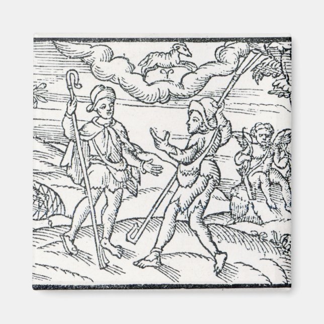 Íman Mês de março, de "The ShepHeardes Calender" (Frente)