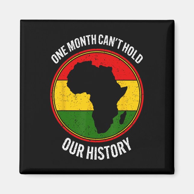 Íman Mês do Histórico Negro Um Mês não pode segurar nos (Frente)