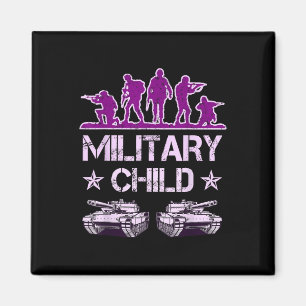 Íman Mês Infantil Militar Para Crianças Roxadas Para Ca