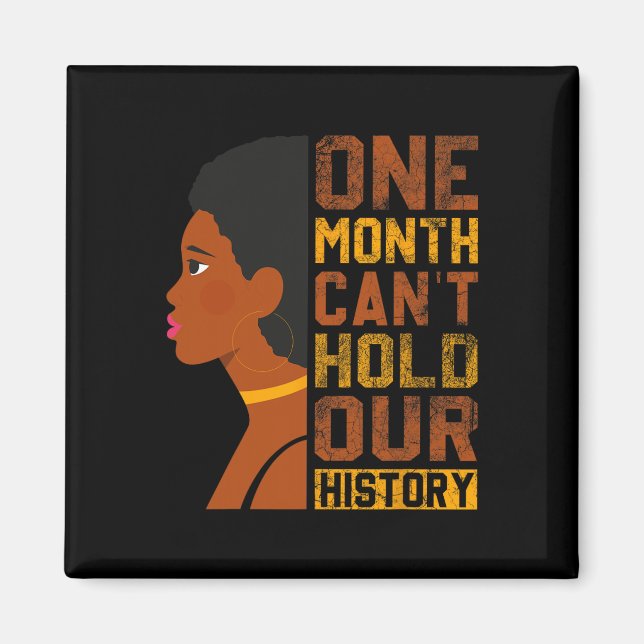 Íman Mês não pode manter nossa história negra América (Frente)