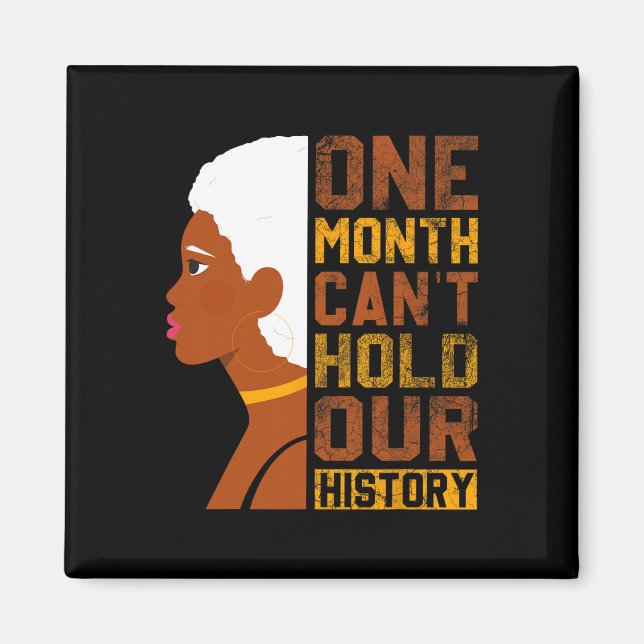 Íman Mês não pode manter nossa história negra América (Frente)