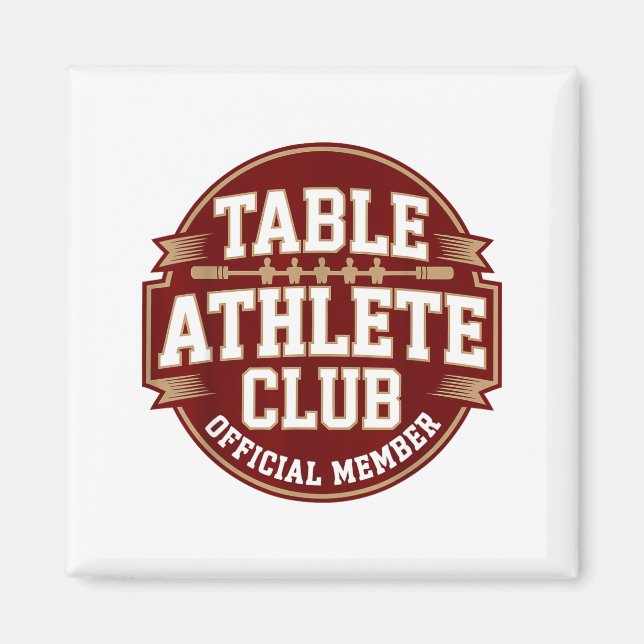 Íman Mesa de Futebol de Botão Mesa de Futebol Atleta Jo (Frente)
