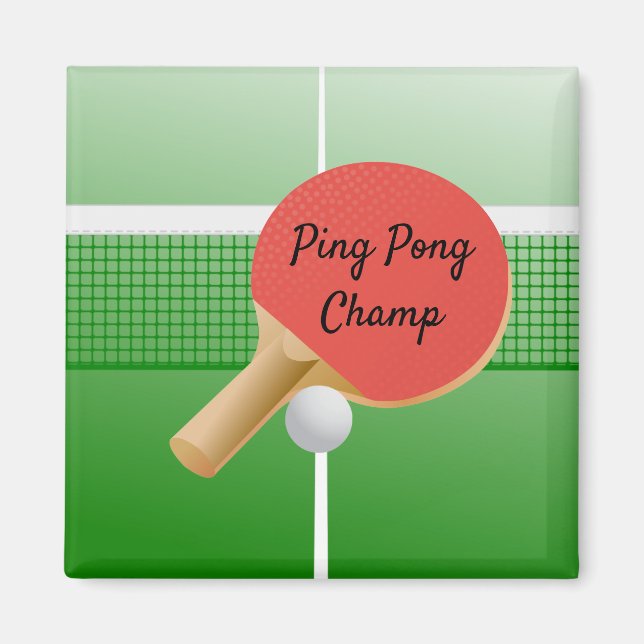 Íman Mesa do pino Tênis (Frente)