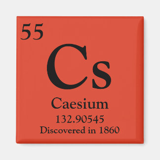 Íman Mesa periódica de césio