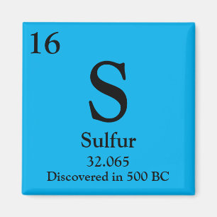 Íman Mesa periódica de enxofre