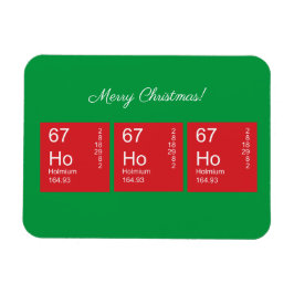 Íman Mesa Periódica de Ho Vermelho e Verde