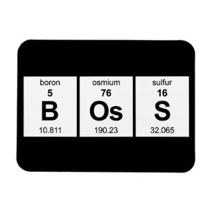 Íman Mesa periódica do chefe