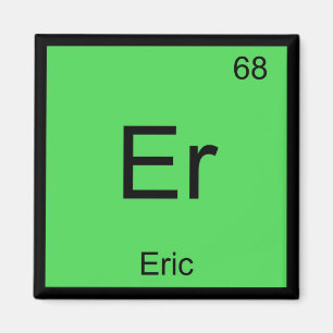 Íman Mesa Periódica do Elemento de Química do Nome Er