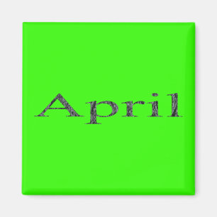 Íman Meses do ano - abril