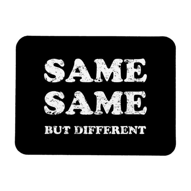 ÍMAN  MESMO, MAS DIFERENTE (Horizontal)