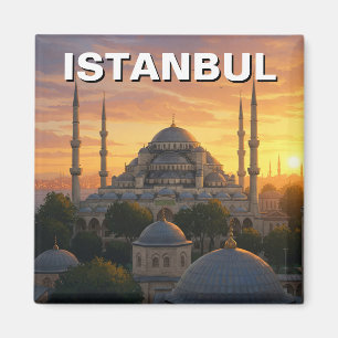 Íman Mesquita azul de Istambul na Turquia