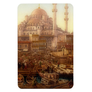 Íman Mesquita de Yeni Cami e bazar de Eminönü -